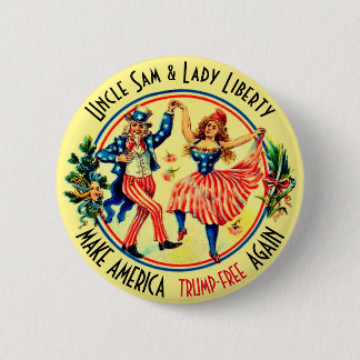MAKE AMERICA trump-free AGAIN Button