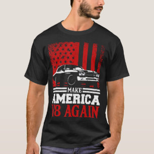 Make America V8 Again Muscle Cars Racing V8 Motor T-Shirt