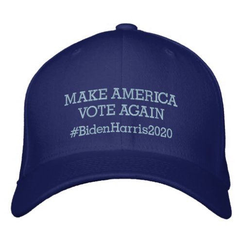 Make America Vote Again BidenHarris2020 Embroidered Baseball Cap