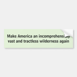 Make America Wilderness sticker