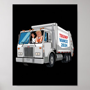 Make American Garbage Great Again Trump 2024 Garba Poster