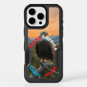 MAKE AMERICAN GREAT AGAIN EAGLE SUNRISE iPhone 16 PRO MAX CASE