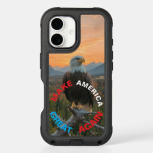 MAKE AMERICAN GREAT AGAIN EAGLE SUNRISE iPhone 16 CASE