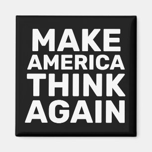 Make American Think Again Hands Off Movement MAGA Magnet