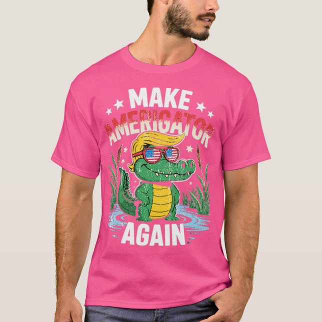 Make Amerigator Again (3) T-Shirt (Front)