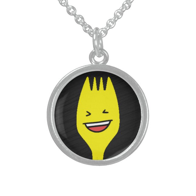 Make and Upload Your Own NFT PFP Custom Crypto Sterling Silver Necklace (Front)