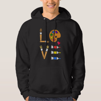 MAKE  Artist Artistic Humor Painting Cool Hoodie