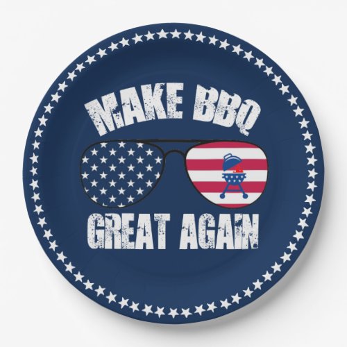 Make BBQ Great Again Paper Plates