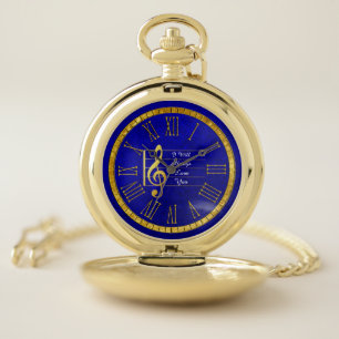 Make Beautiful Music Memories Pocket Watch