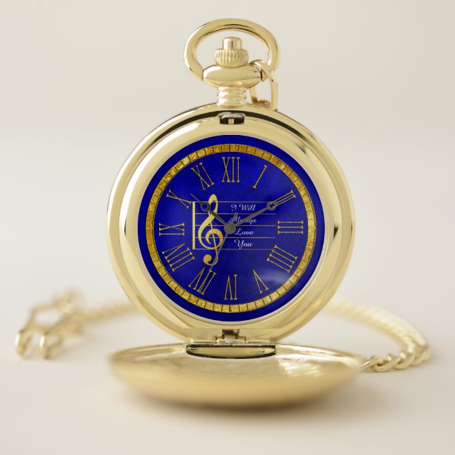 Make Beautiful Music Memories Pocket Watch (Inside)