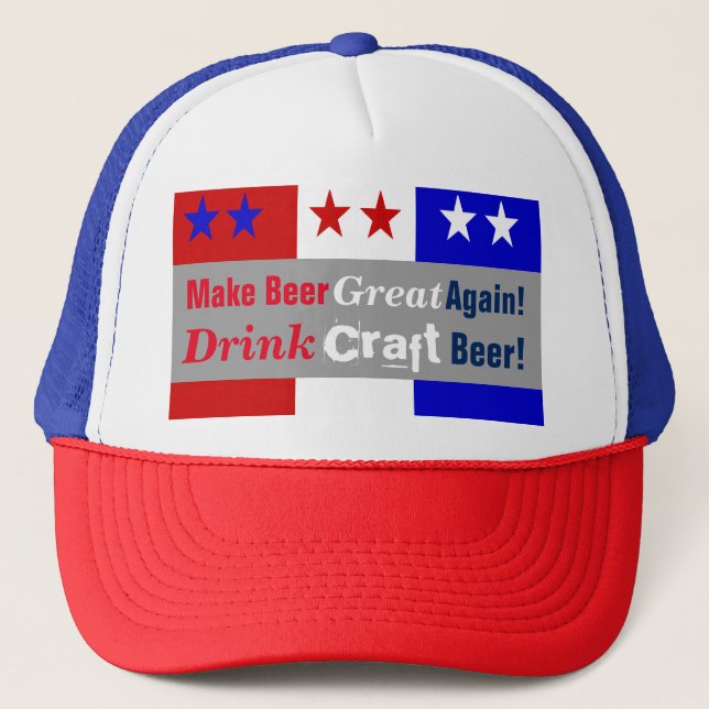 Make Beer Great Again-3 Trucker Hat (Front)