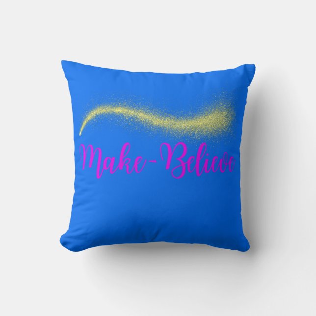Make-Believe Imagination, Day Dreamer, Magical  Throw Pillow (Front)