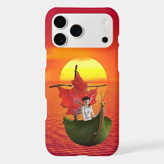 Make-believe Orange Barely There Iphone Case (Back)