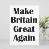 Make Britain Great Again (Standing Front)