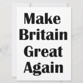 Make Britain Great Again (Back)