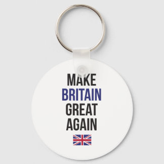 Make Britain Great Again UK First Flag Brexit Keychain