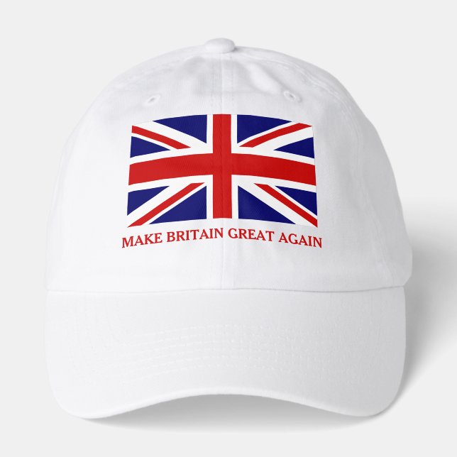 Make Britain Great Again Union Jack  Hat (Front)