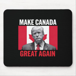 Make Canada Great Again Funny Trump Canadian Flag  Mouse Pad