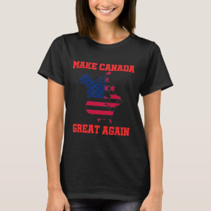 Make Canada Great Again Funny Trump Oh President O T-Shirt