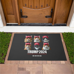 Make Cats Safe Again Maga Trump Election Doormat