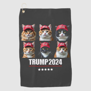 Make Cats Safe Again Maga Trump Election Golf Towel