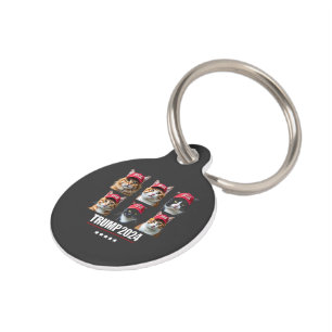 Make Cats Safe Again Maga Trump Election Pet ID Tag