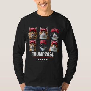 Make Cats Safe Again Maga Trump Election T-Shirt