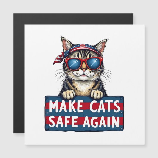 Make Cats Safe Again Trump Election Vote   (Front/Back)