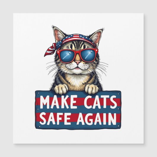 Make Cats Safe Again Trump Election Vote   (Front)