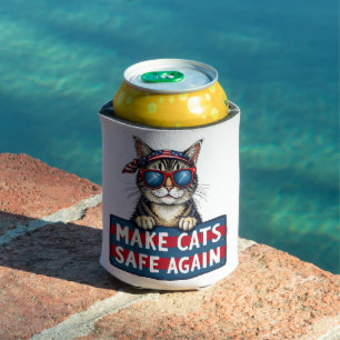Make Cats Safe Again Trump Election Vote   Can Cooler