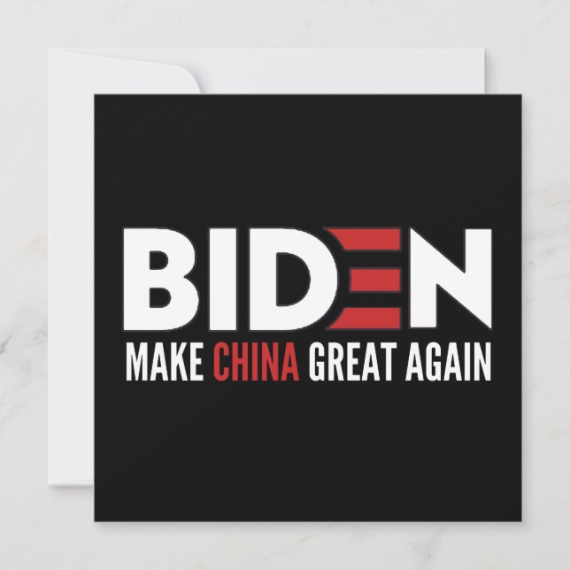 Make China Great Again Save The Date (Front)
