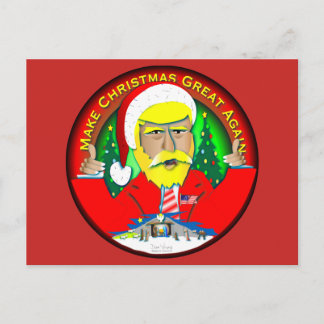 Make Christmas Great Again Holiday Postcard