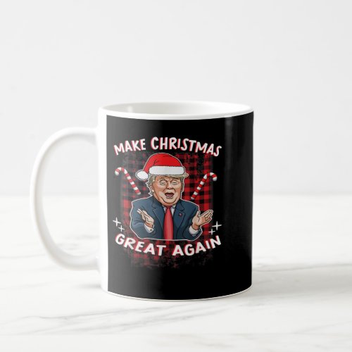 Make Christmas Great Again Santa Trump Ugly Sweate Coffee Mug