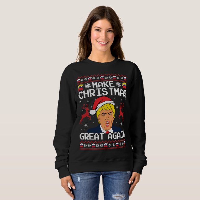 Make Christmas Great Again Sweater (Front Full)