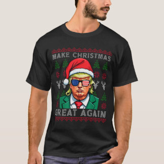 Make Christmas Great Again-trump Christmas Funny  T-Shirt