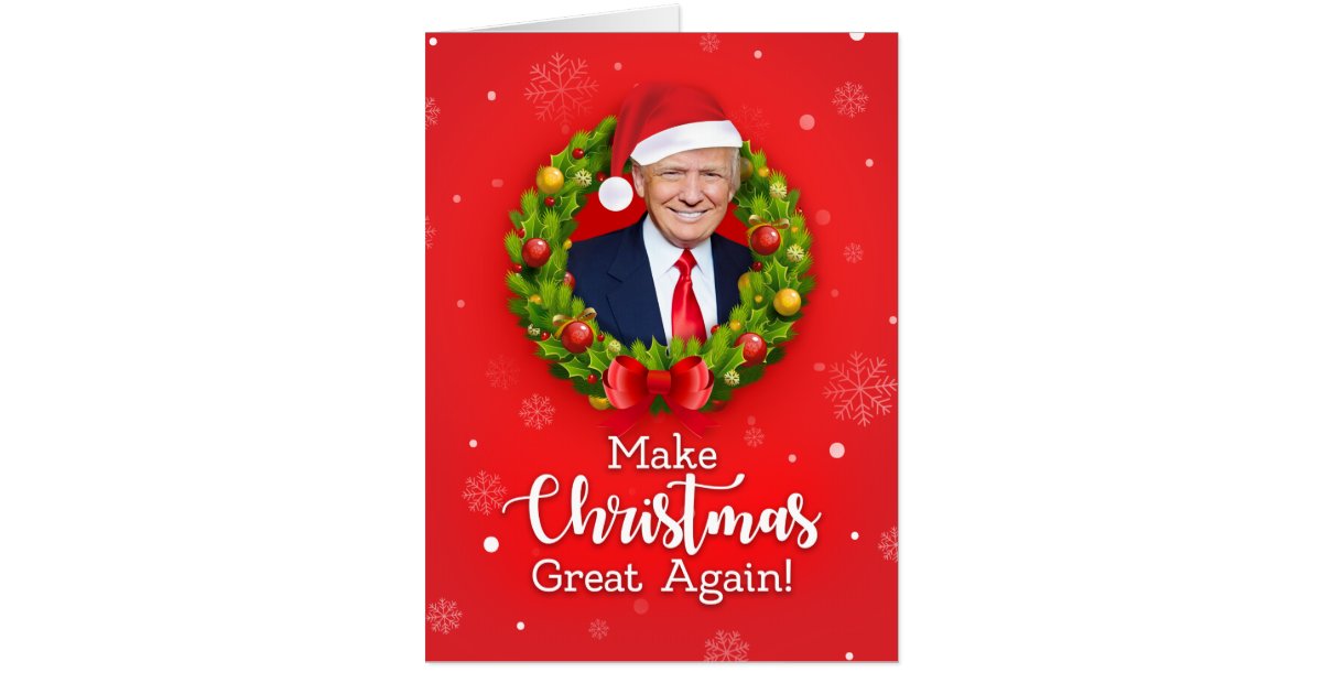 Donald Trump Christmas Card/Gifts. Make Christmas great again, meme  greeting cards Tote Bag for Sale by Willow Days