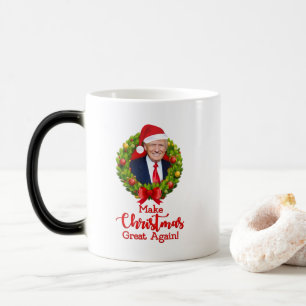 Make Christmas Great Again Trump MAGA funny gift Color Morph Mug