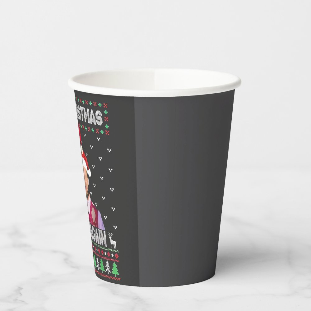 Disover Make Christmas Great Again Trump Vance Xmas  Paper Cups