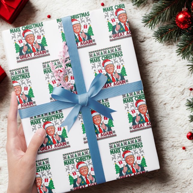 Make Christmas Great Again Wrapping Paper (Creator Uploaded)