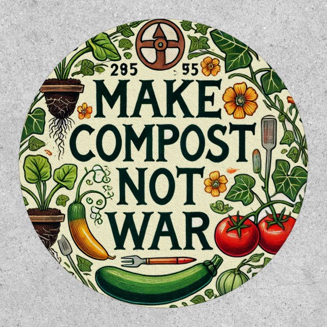 Make Compost Not War                               Patch (Front)
