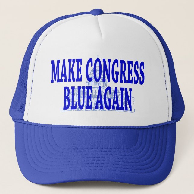 Make Congress Blue Again Cap (Front)