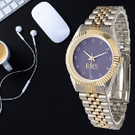 Make Custom Two-Tone Monogrammed Initial Bracelet Watch<br><div class="desc">Custom, personalized, unisex elegant gold and silver tone metal bracelet wrist watch. Simply type in your initials / monogram. Go ahead create a wonderful, custom watch for the special men and women in your life - mom, dad, bride, groom, wife, husband, sister, brother, grandma, grandfather, girlfriend, boyfriend. Makes a great...</div>