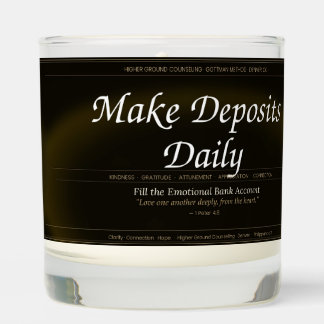 Make Deposits Daily — Emotional Bank Account Scent Scented Candle