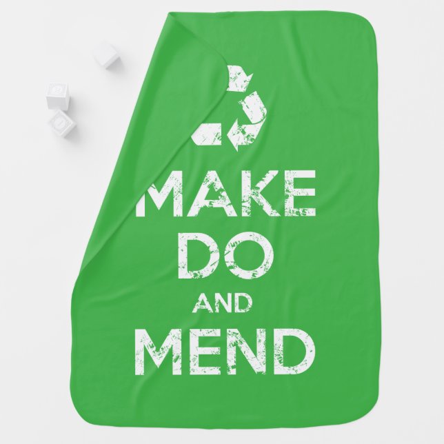 Make Do and Mend Baby Blanket (In Situ)