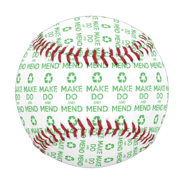 Make Do and Mend Baseball (Front)