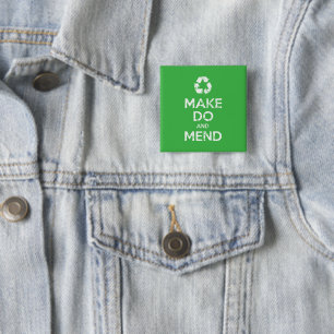 Make Do and Mend Button
