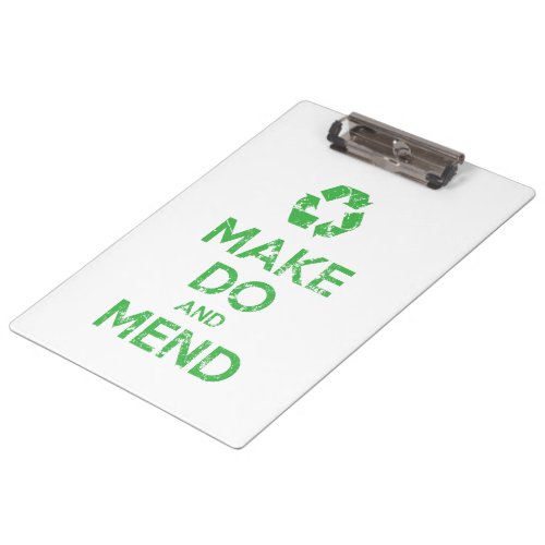 Make Do and Mend Clipboard