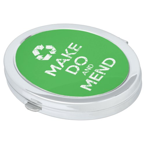 Make Do and Mend Compact Mirror