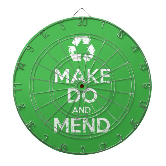 Make Do and Mend Dart Board (Front)