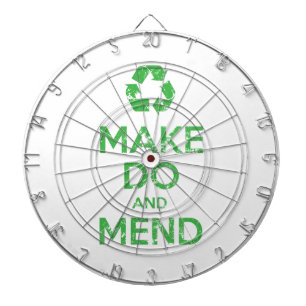 Make Do and Mend Dart Board